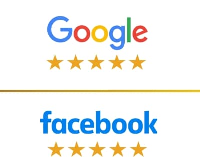 google and facebook logos
